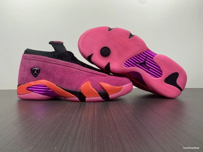 Reps LUCY Shocking DH4121-600 (W) Pink 14 Retro Low Jordan 0716